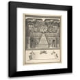 thumbnail image 1 of Alessandro Rossini 11x14 Black Modern Framed Museum Art Print Titled - Memorial Decoration for the Interior of a Building to Honor the Deceased Ernst Ludwig, 1725 (1702-36), 1 of 5