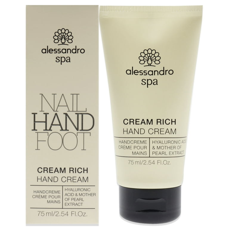 Alessandro Spa Cream Rich Hand Cream, 2.54 oz Cream