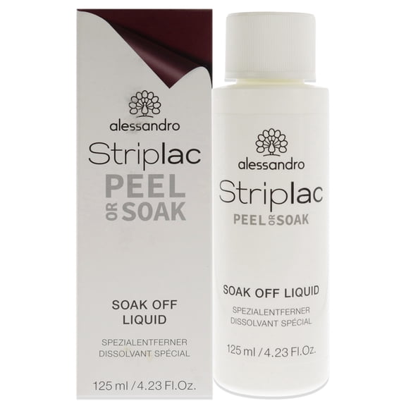 Alessandro Striplac Peel or Soak Off Liquid, 4.23 oz Nail Remover