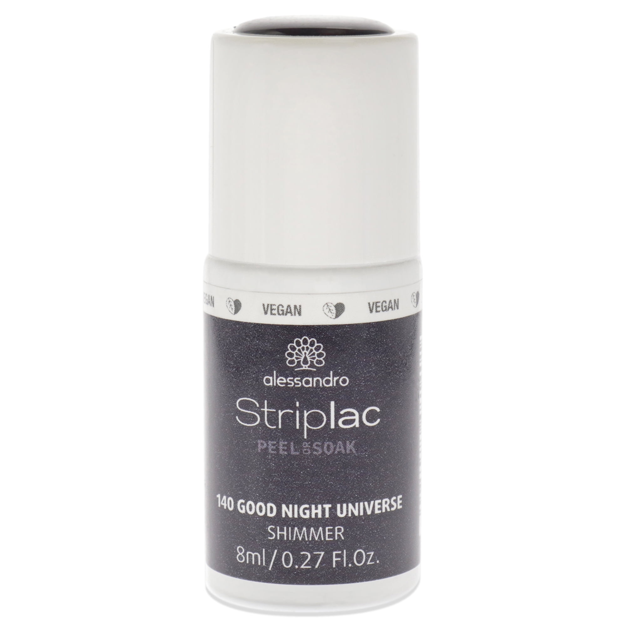 Alessandro Striplac Peel or Soak Shimmer - 140 Good Night Universe , 0.27 oz Nail Polish