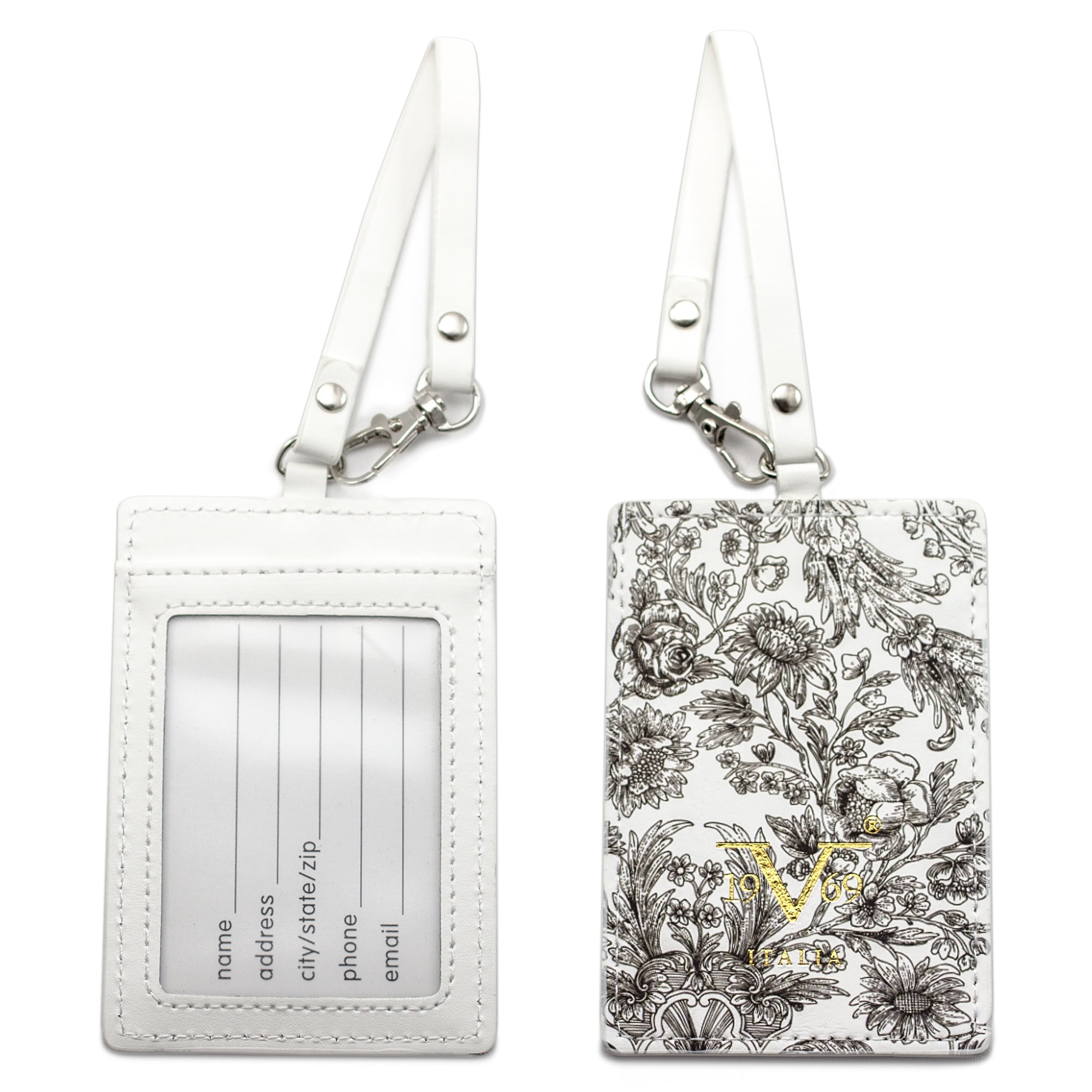 Alessandro Versace Luggage Tags / Card Holder - Set of 2 (Victorian)