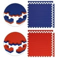 thumbnail image 1 of Alessco JSFRRDRB1010 Jumbo Reversible SoftFloors -Red-Royal Blue -10  x 10  Set, 1 of 1