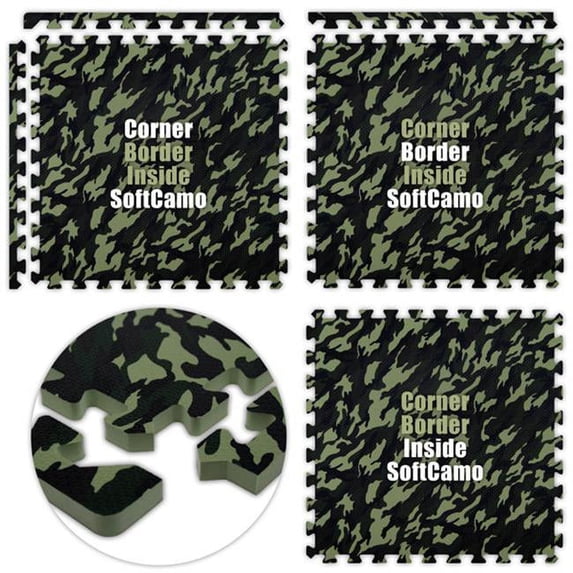 Alessco SCHG0824 SoftCamo -Hunter Green -8 x 24 Set