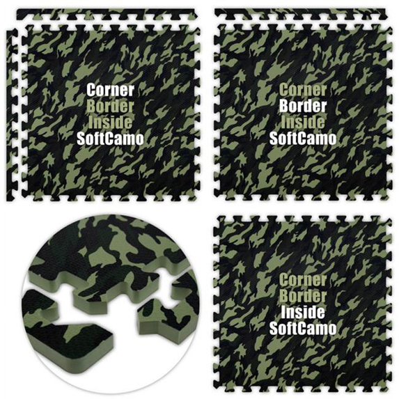 Alessco SCHG2434 SoftCamo -Hunter Green -24 x 34 Set