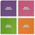 thumbnail image 1 of Alessco SFPEPKLGOE3434 SoftFloors -Purple- Pink- Lime Green- Orange -34  x 34  Set, 1 of 1