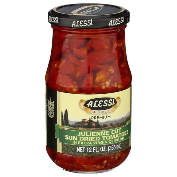 Alessi 2309025 Julienne Cut Sun Dried Tomatoes, 12 fl oz