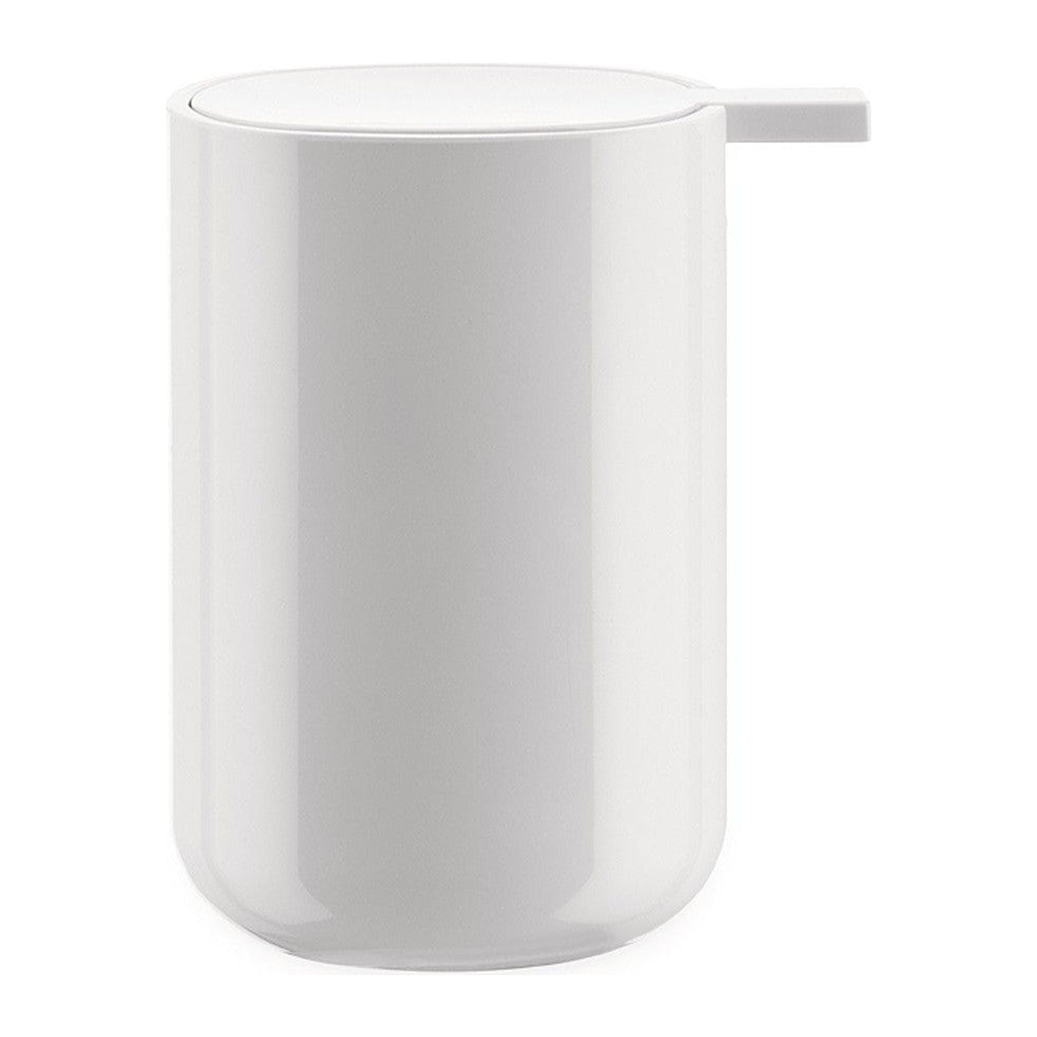 White Cylindrical PMMA Liquid Soap Dispenser