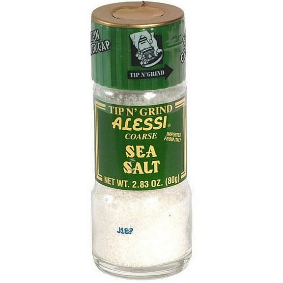 Alessi Coarse Sea Salt, 2.83 oz (Pack of 6)