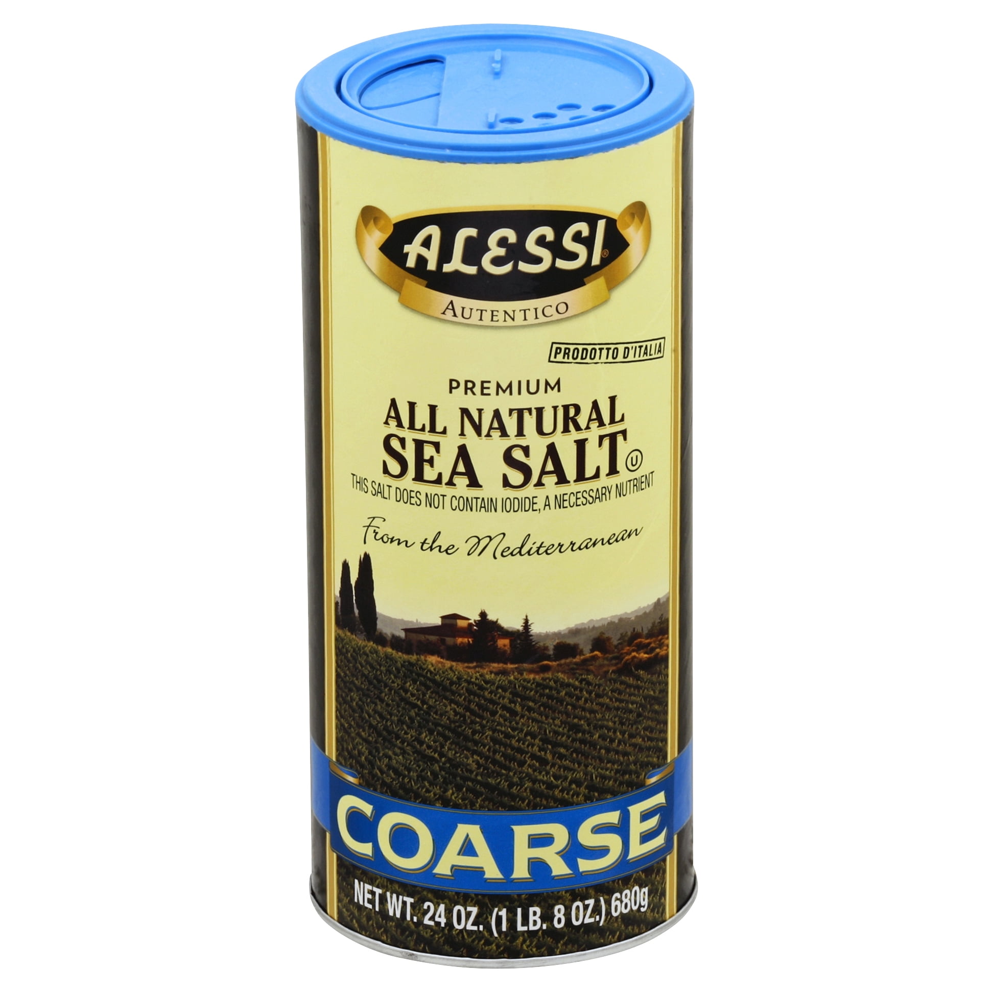 Alessi Coarse Sea Salt 24 oz (Pack of 6)