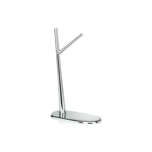 Chrome-Plated Zamak Banana Holder with Rubber Base