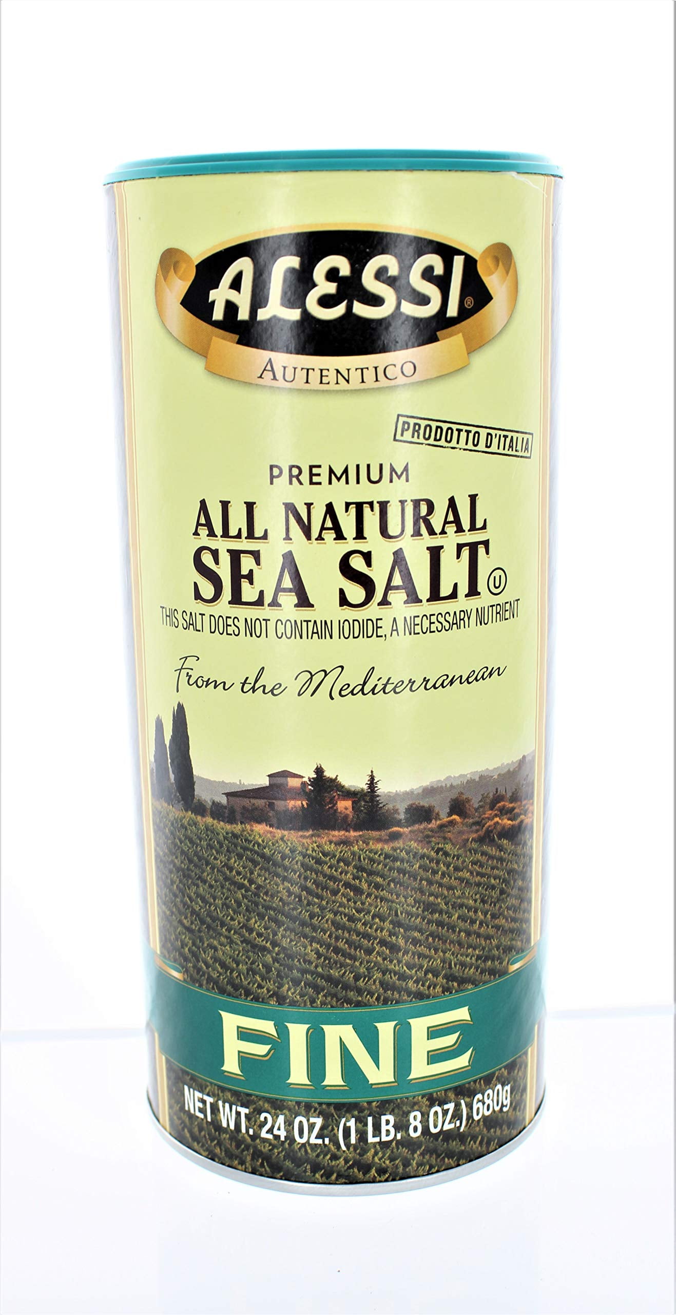 Alessi - Exquisite Mediterranean Sea Salt Duo, 2-Pack of 24 Oz Pkgs
