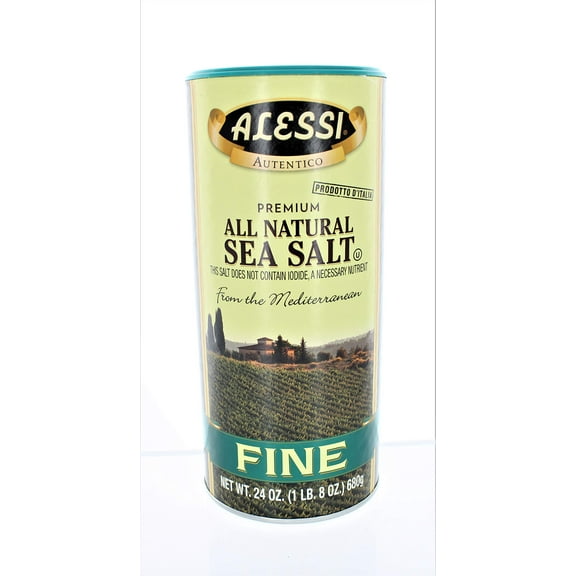 Alessi - Exquisite Mediterranean Sea Salt Duo, 2-Pack of 24 Oz Pkgs