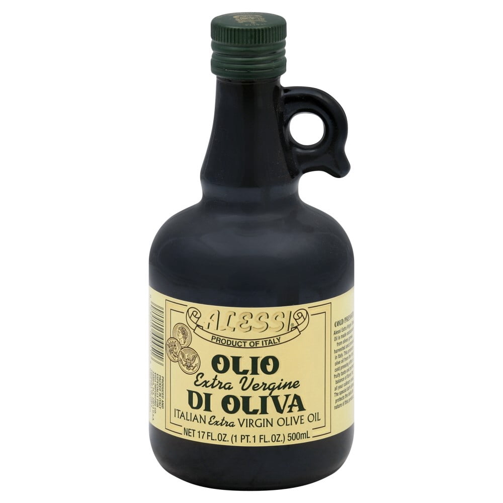 Alessi Extra Virgin Italian Olive Oil, Cold-Pressed, Earthy and