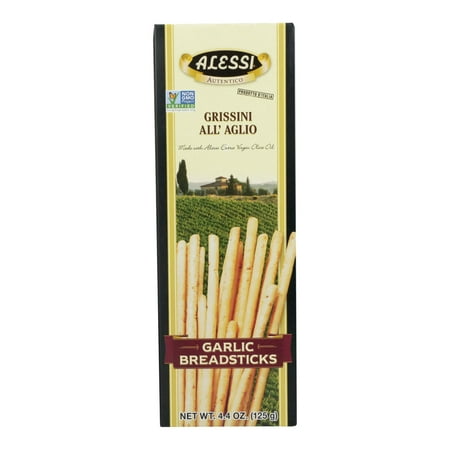 Alessi Garlic Breadsticks, 4.4 Ounce Boxes