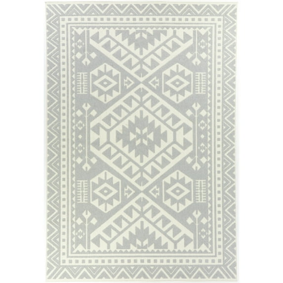 Alessi Global Geometric Area Rug