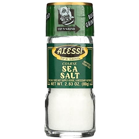 Alessi Grinder Sea Salt Course, 2.83 Oz (Pack Of 6)