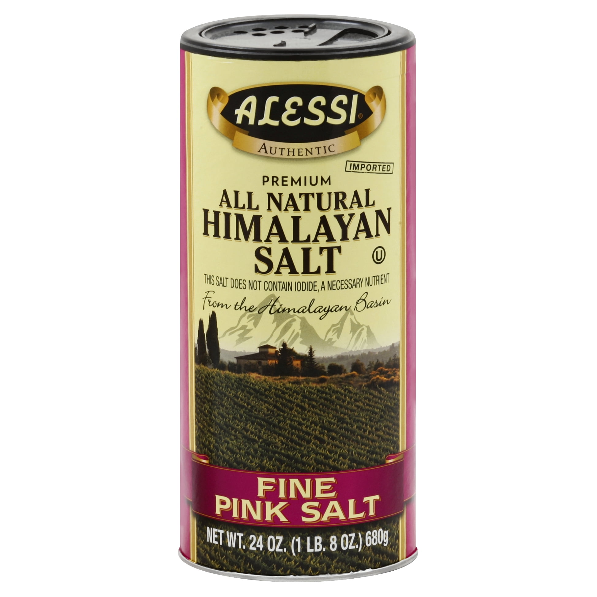 Alessi Himalayan Pink Salt Fine 24 oz (Pack Of 6)