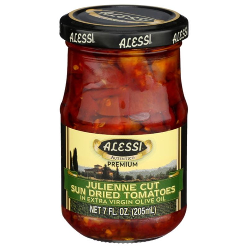 Alessi Julienne Cut Sun Dried Tomatoes In Extra Virgin Olive Oil 7 fl