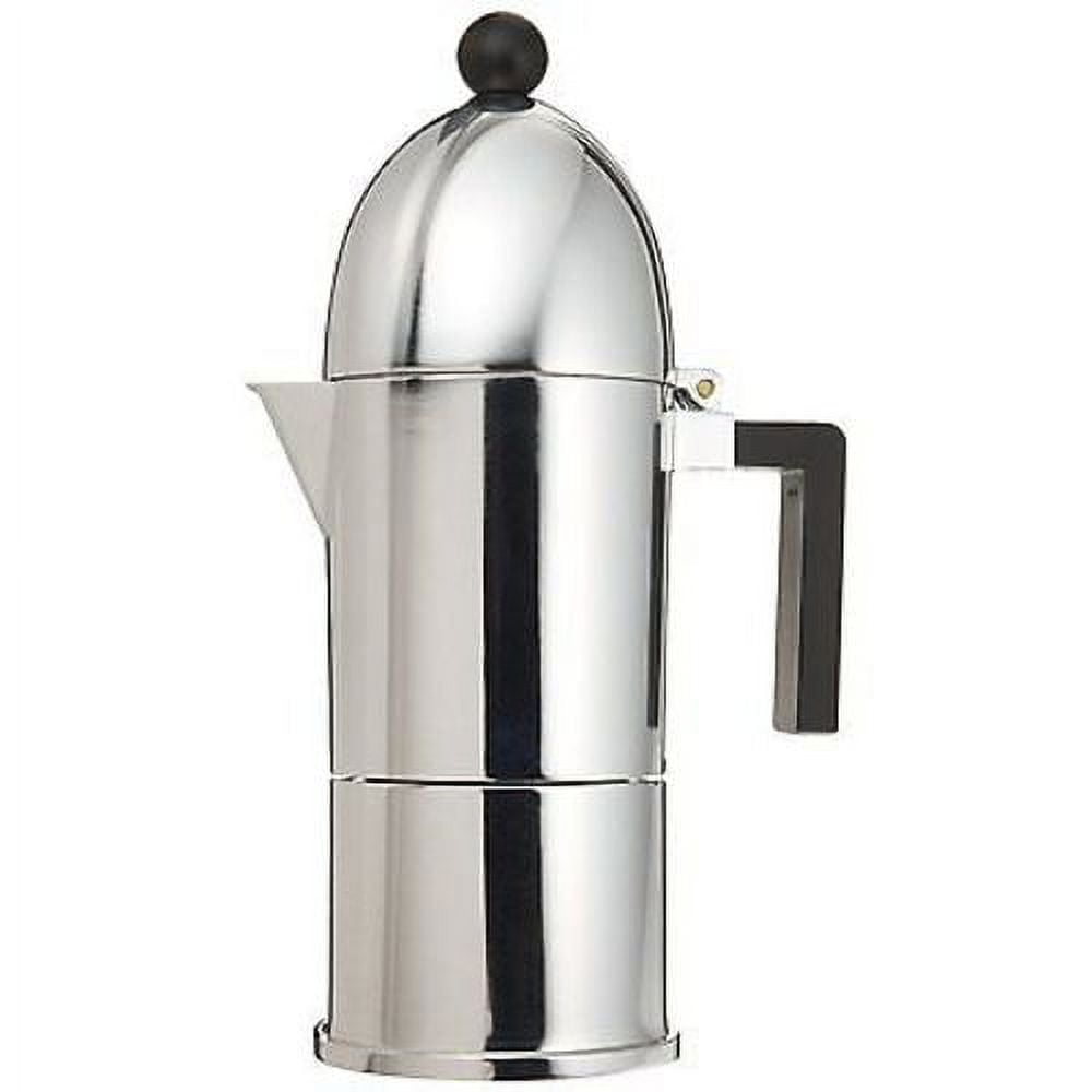 Alessi Espresso 100 Values Collection Perforated Handle Coffee Maker 6 Cups