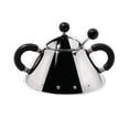 thumbnail image 1 of Alessi Michael Graves Design Series Stainless Steel Sugar Bowl w/ Spoon - Black, 1 of 1