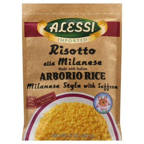 Alessi Milanese Risotto, 8-Ounce Packages (Pack of 12)