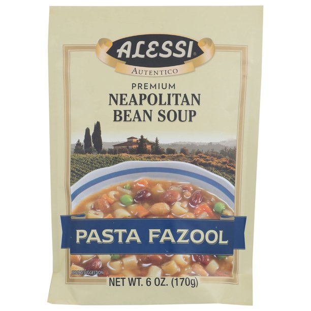 Alessi Mix Soup Pasta Fazool Authentic Italian Flavor in Every Bite