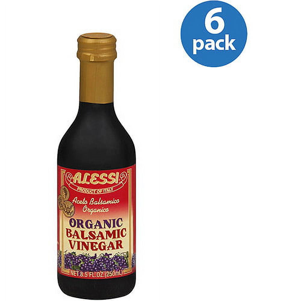 Alessi White Balsamic Vinegar 3-Pack - Imported From Modena Italy For Salads & Cooking