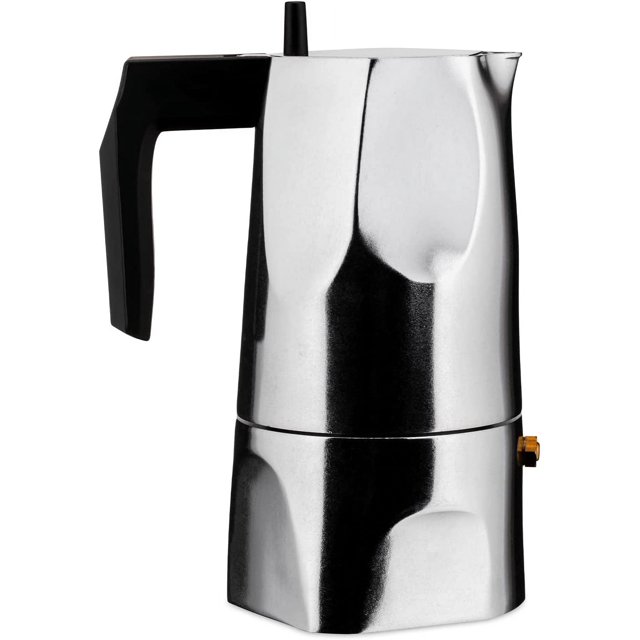 Alessi Ossidiana MT18/3 Design Stovetop Coffee Maker, Cast