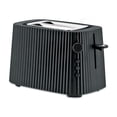 thumbnail image 1 of Alessi "Plissé" 6 Setting Designer Electric Toaster - Black, 1 of 6