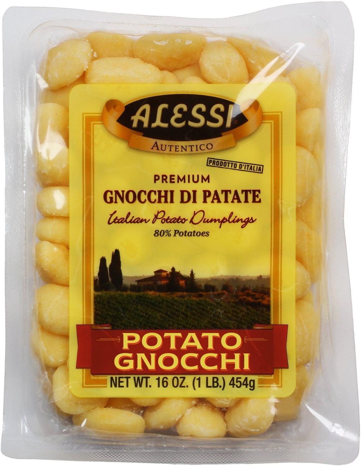 Alessi Potato Gnocchi, 1 Pound (Pack of 12)