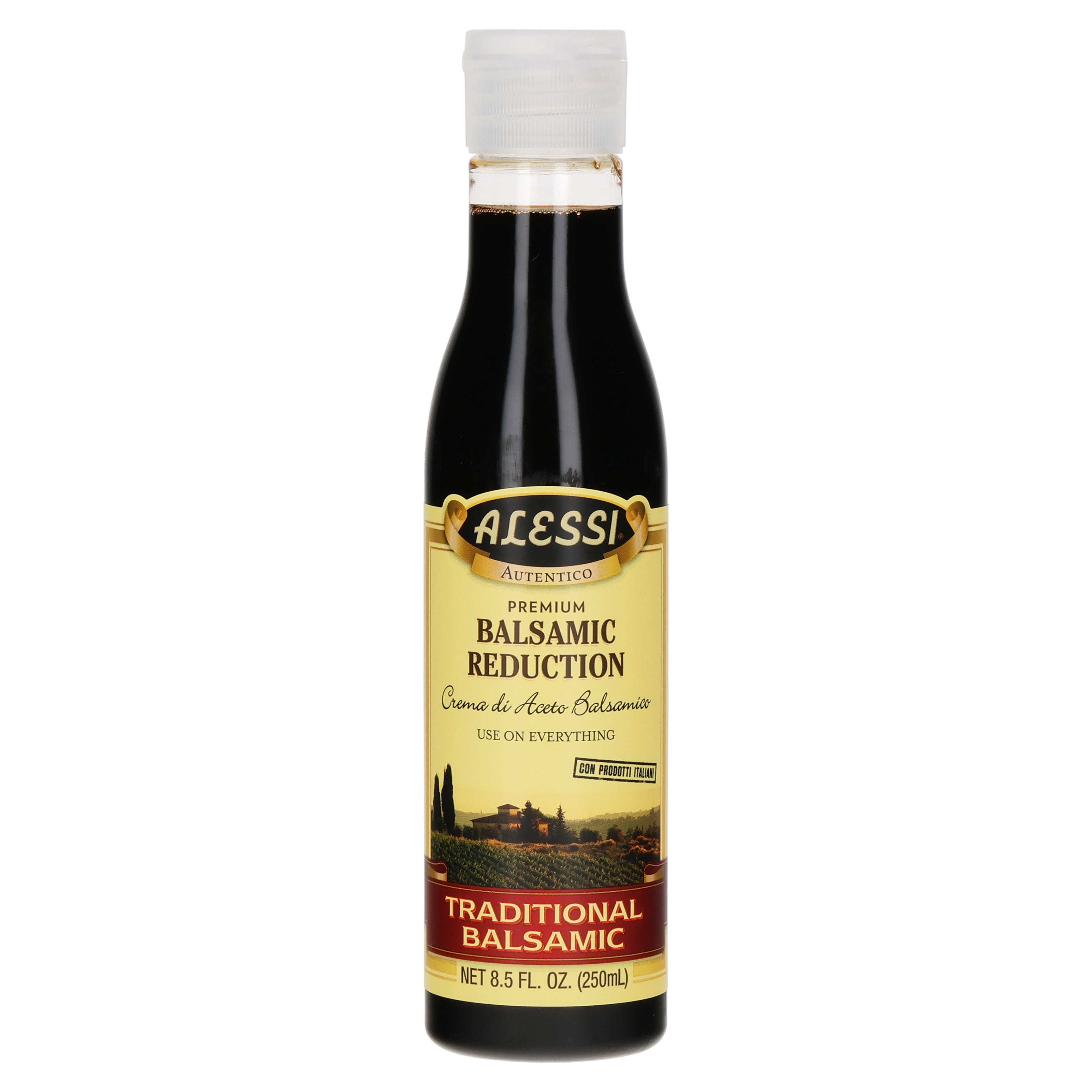 Alessi Premium Balsamic Vinegar Reduction, Traditional Balsamic, 8.5 fl oz