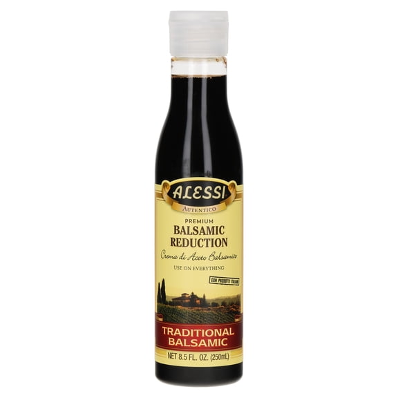 Alessi Premium Balsamic Vinegar Reduction, Traditional Balsamic, 8.5 fl oz