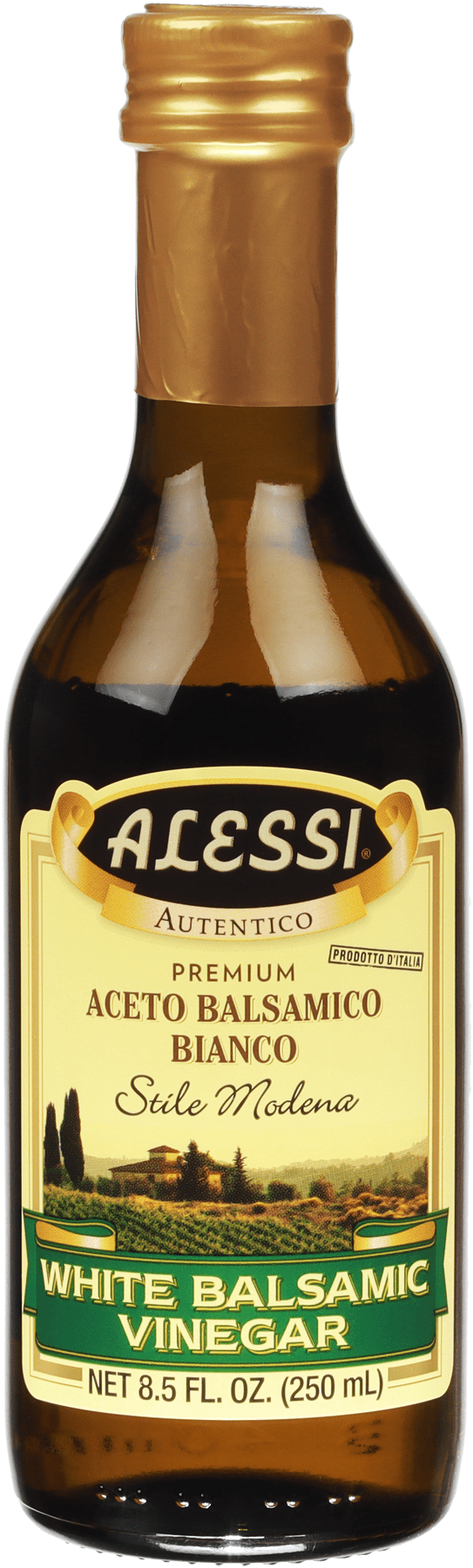 Alessi Premium White Balsamic Vinegar, 8.5 fl oz Bottle