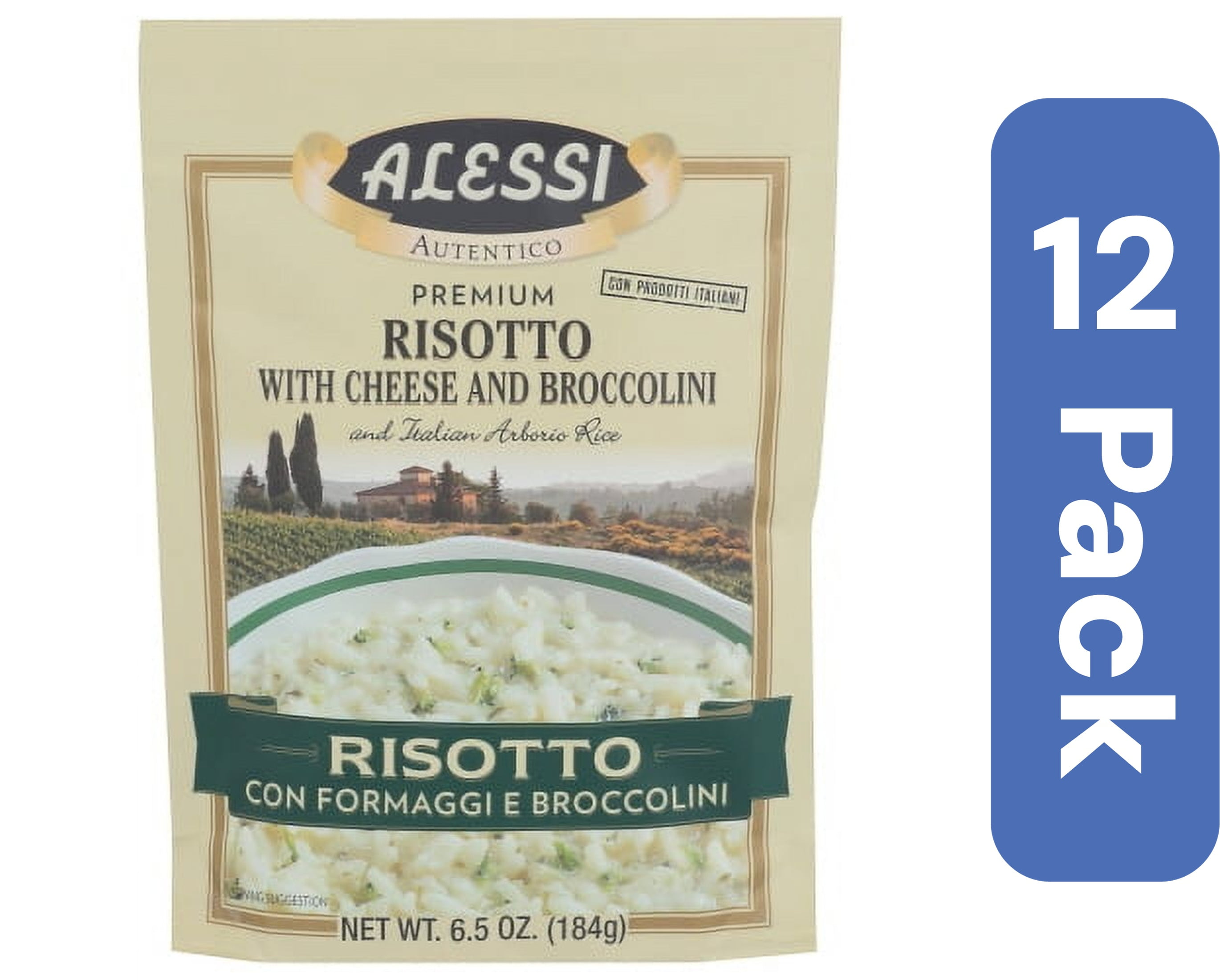 Alessi Risotto Broccolini 6.5 oz (Pack Of 12) - Walmart.com