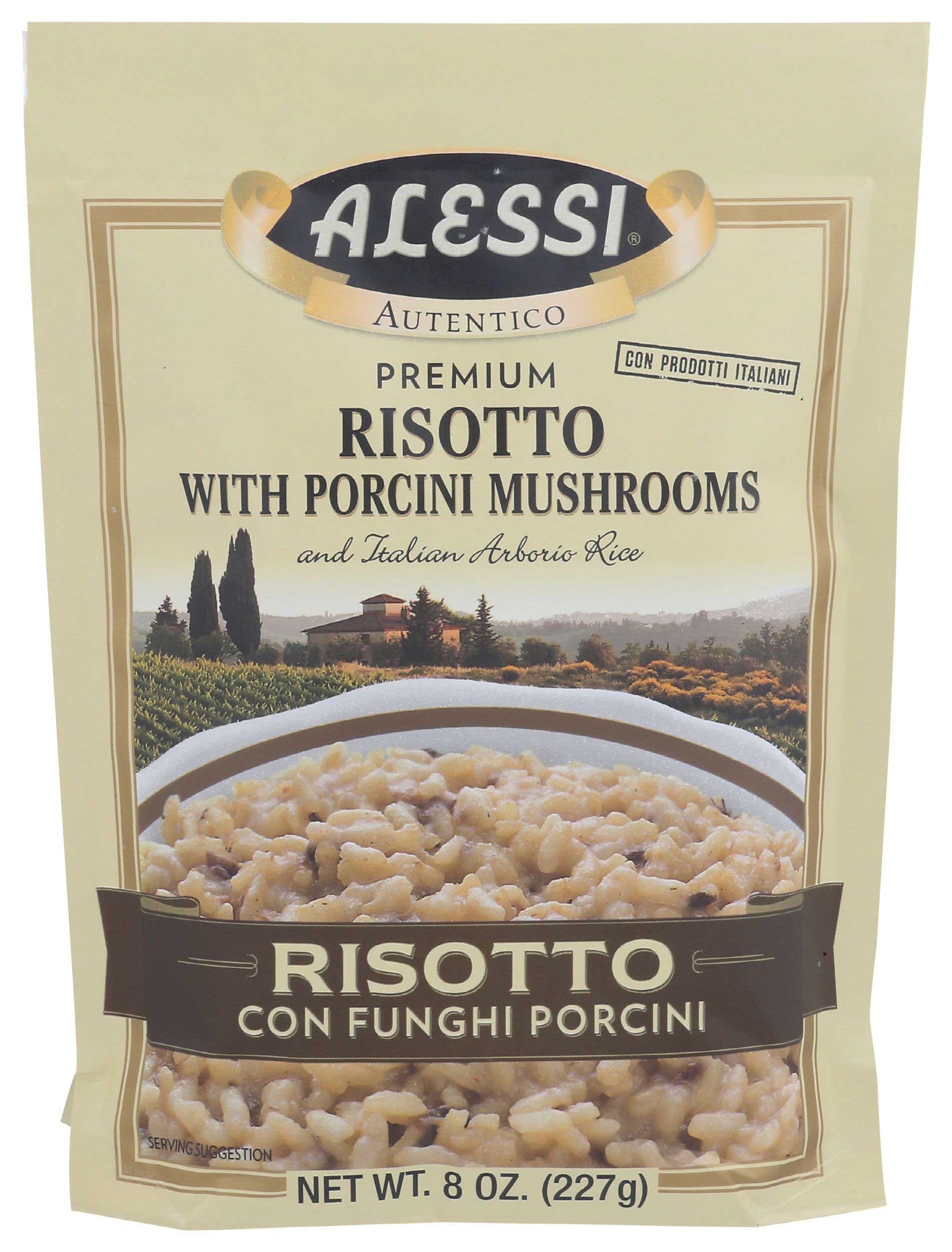 Alessi Risotto with Porcini Mushrooms - 8 oz Pack of 4