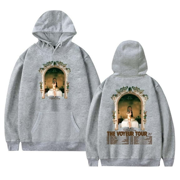 Alessi Rose The Voyeur Tour 2025 Hoodies Women Men Casual Long Sleeve Sweatshirt Clothes