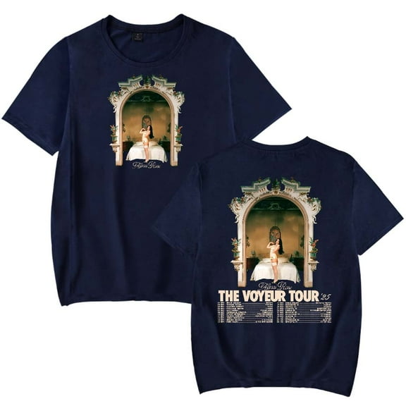 Alessi Rose The Voyeur Tour 2025 T-Shirt Women Men Casual Crewneck Short Sleeve Fashion Tee