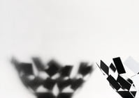 Black Geometric Stainless Steel Fruit Holder