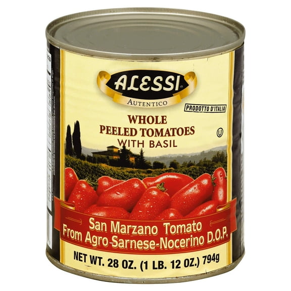 Alessi Tomato Peeled San Marzano (Pack KKS1of 4).