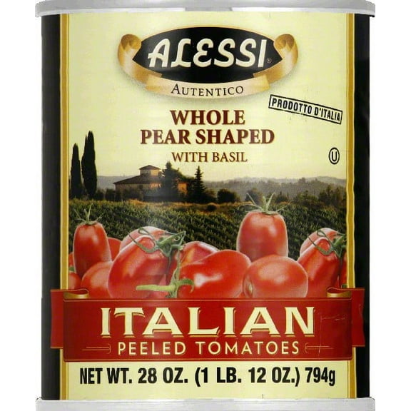Alessi Tomatoes, Peeled, 28 Oz