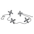 thumbnail image 1 of Alessi "Tripod" Chrome Adjustable Element Trivet, 1 of 4