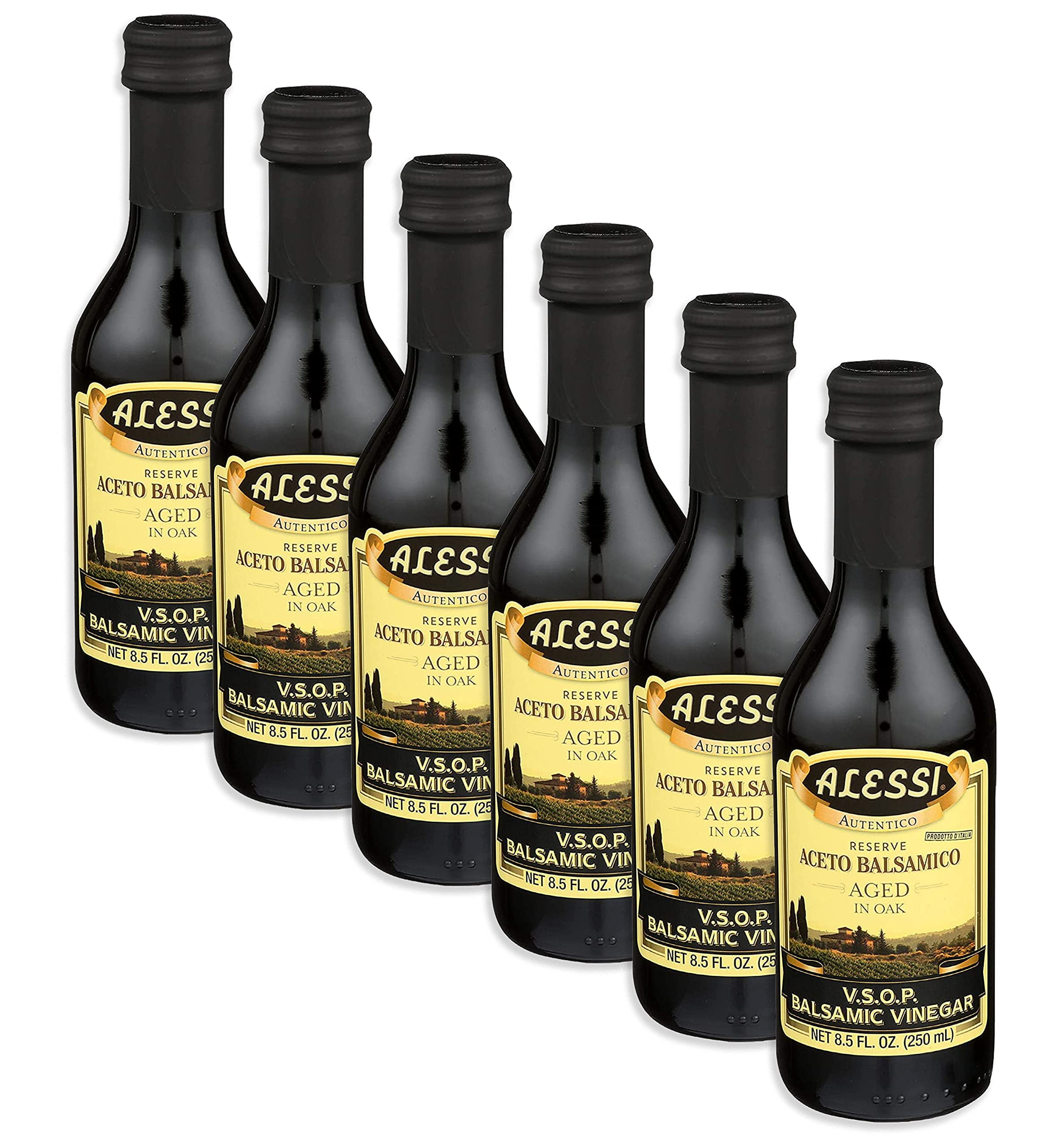 Alessi V.SO.P Balsamic Vinegar, 8.5-Ounce (6 Pack)