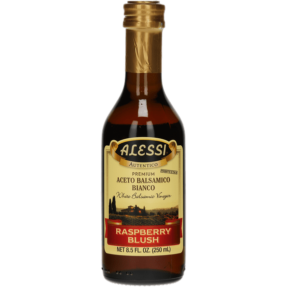 Alessi Vinegar White Balsamic Raspberry Blush, 8.5 fl. oz.