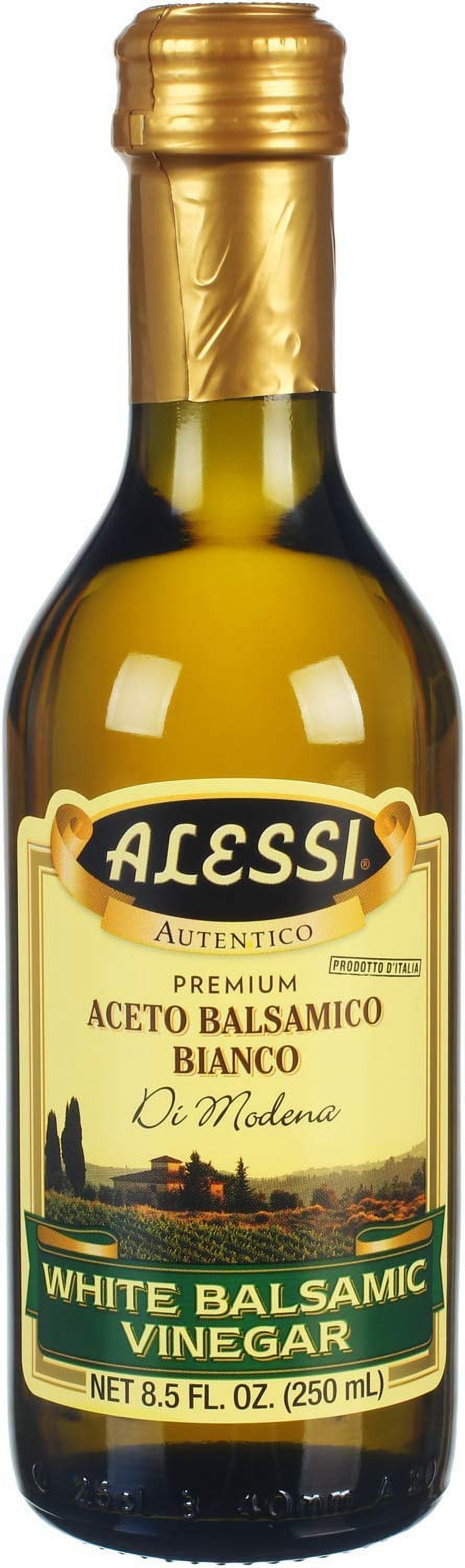 Alessi White Balsamic Vinegar, OKA4&nbsp;8.5 Ounce (Pack of 3)