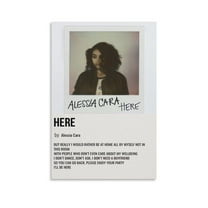 Alessia Cara Here 1 Canvas Poster Wall Decorative Art Painting Living Room Bedroom Decoration Gift