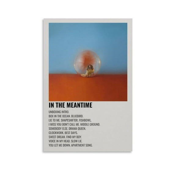 Alessia Cara In The Meantime 7 Canvas Poster Bedroom Decoration Landscape Office Valentine's Birthday Gift