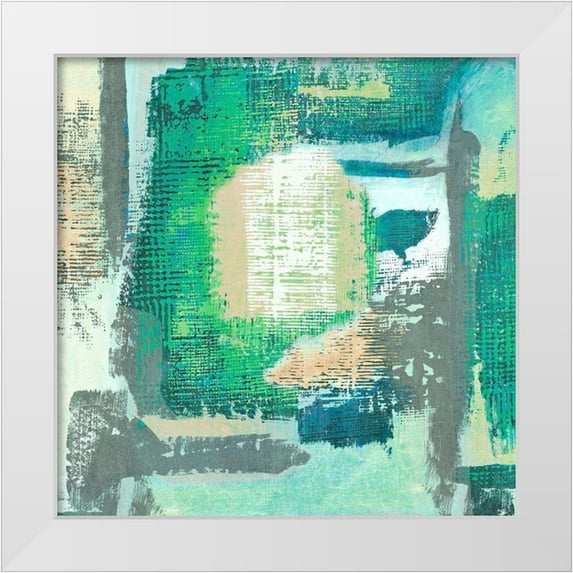 Alessio, Aprile 12x12 White Modern Wood Framed Museum Art Print Titled - Crystal I