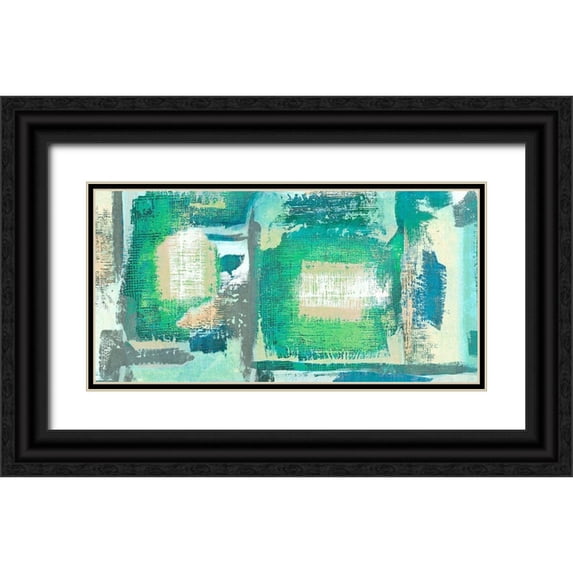 Alessio, Aprile 14x9 Black Ornate Wood Framed with Double Matting Museum Art Print Titled - Crystalline