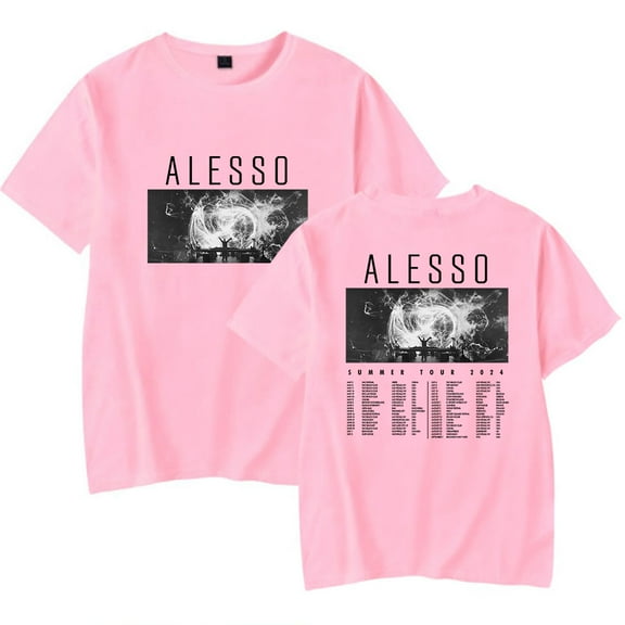 Alesso Summer Tour 2024 T-Shirt For Women/Men Unisex Summer Hiphop Short Sleeve Tshirt Streetwear Top