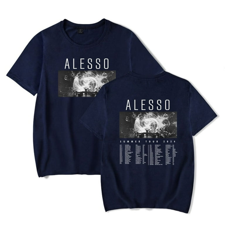 Alesso Tshirt 2024 Tour Merch for Women and Men Crewneck Short Sleeve Tee Tops Summer Walmart